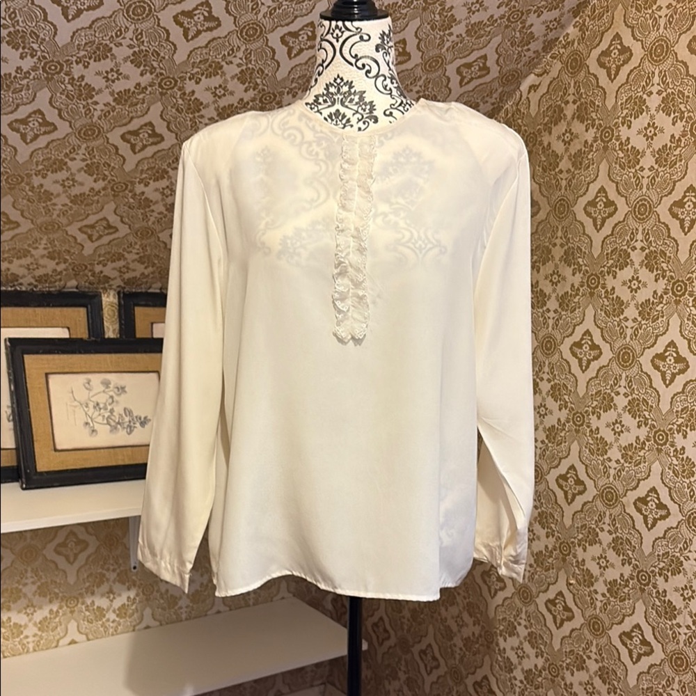 Vintage 1991 Sonia Ratay for San Andre 100% Silk Blouse